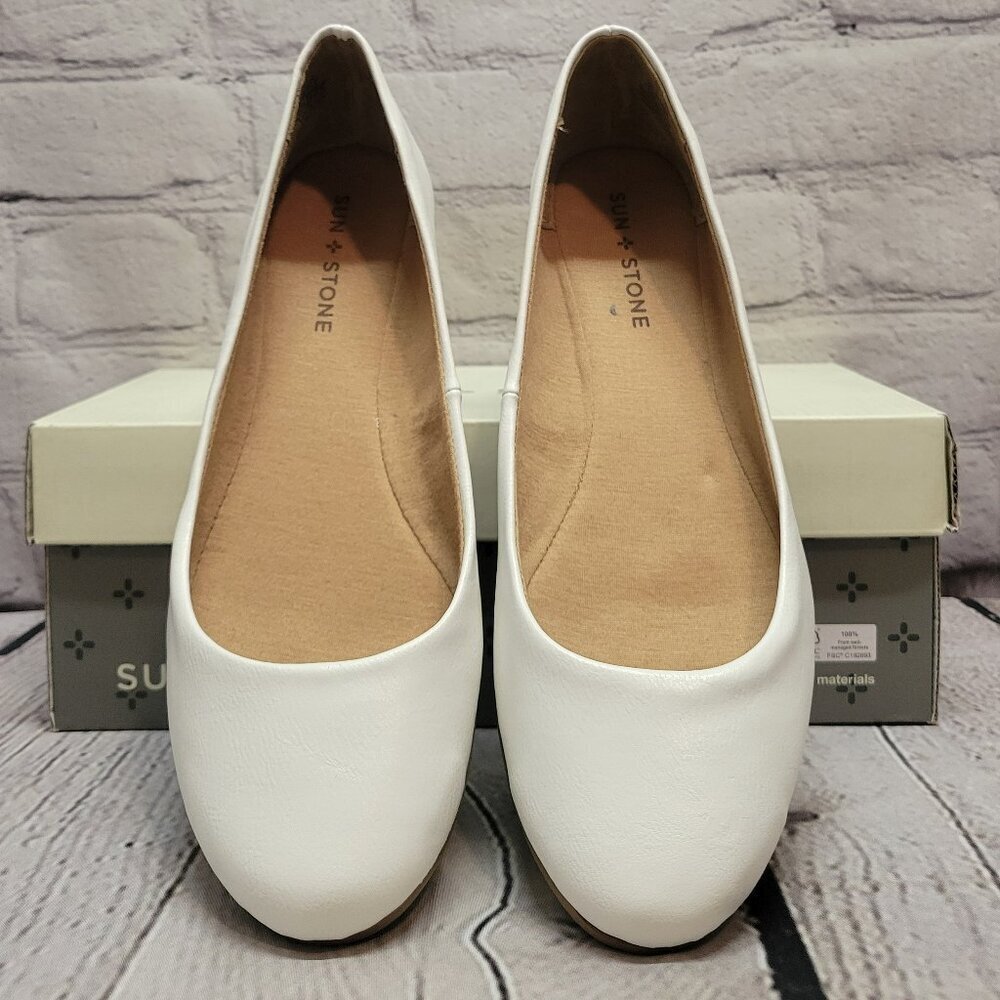 Sun + Stone Women's Eliana Ballet Flats
